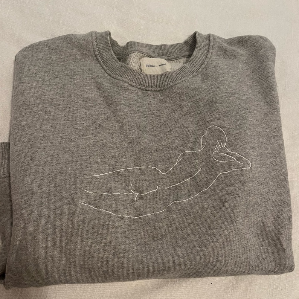 Paloma Wool Sweatshirt Small Light Grey
